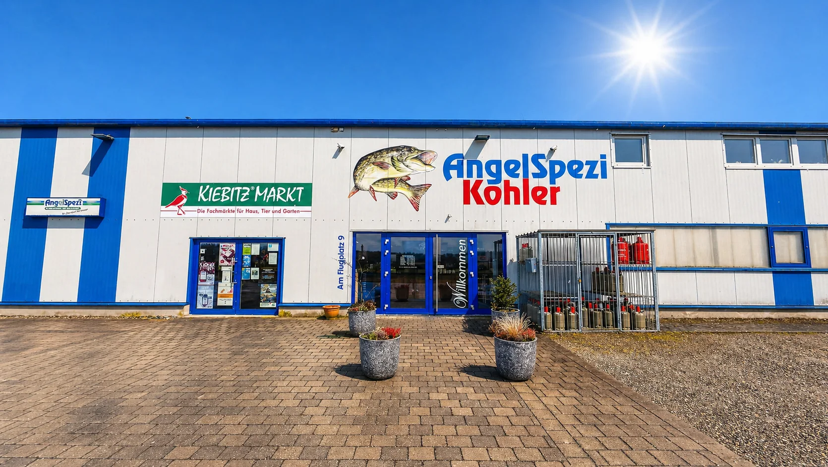 AngelSpezi Kohler und Kiebitzmarkt vor Ort